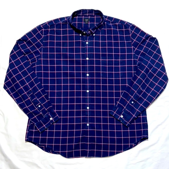 J. Crew Oxford Flannel Shirt. Size XXL - Picture 1 of 6